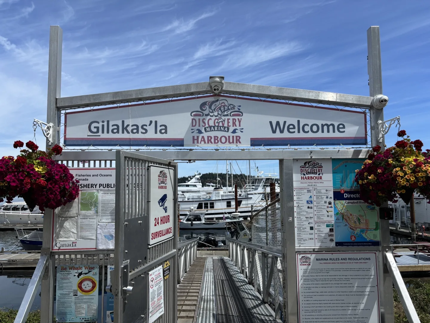 Discovery Harbour Marina Entrance Campbell River